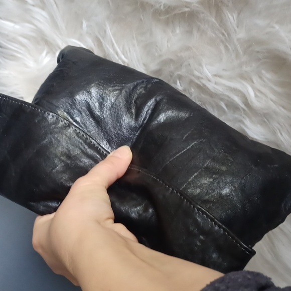Vintage Buttery Soft  Leather Clutch